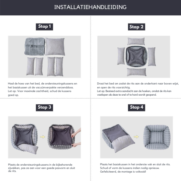 Legowisko ortopedyczne – idealne zarówno dla psów, jak i kotów.