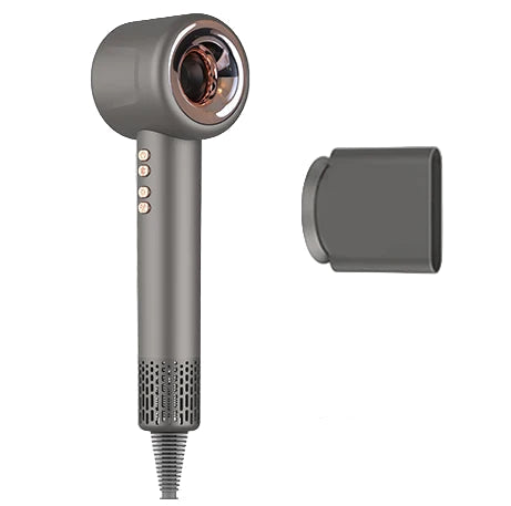 Profesjonalna suszarka do włosów z zaawansowaną technologią jonów ujemnych dla lśniących i zdrowych włosów, jakości jak z salonu. 