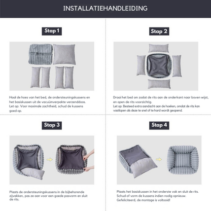 Legowisko ortopedyczne – idealne zarówno dla psów, jak i kotów.