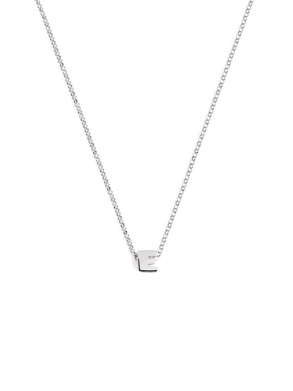 Srebrny naszyjnik z personalizowanym inicjałem