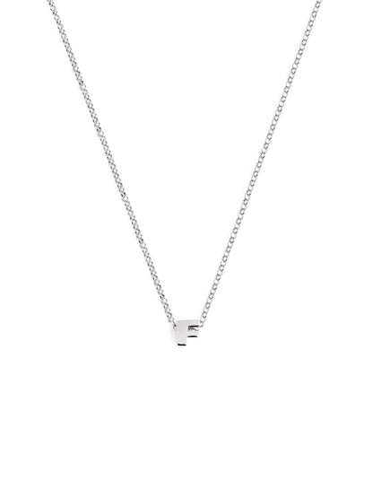 Srebrny naszyjnik z personalizowanym inicjałem