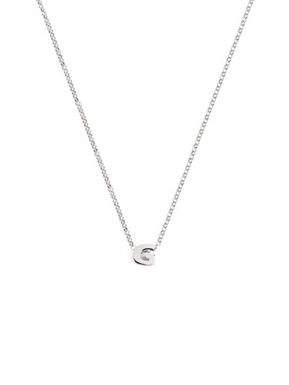 Srebrny naszyjnik z personalizowanym inicjałem