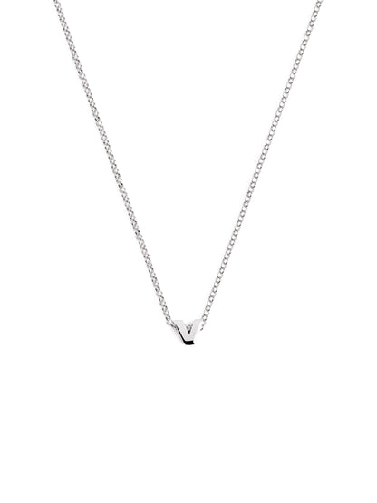 Srebrny naszyjnik z personalizowanym inicjałem